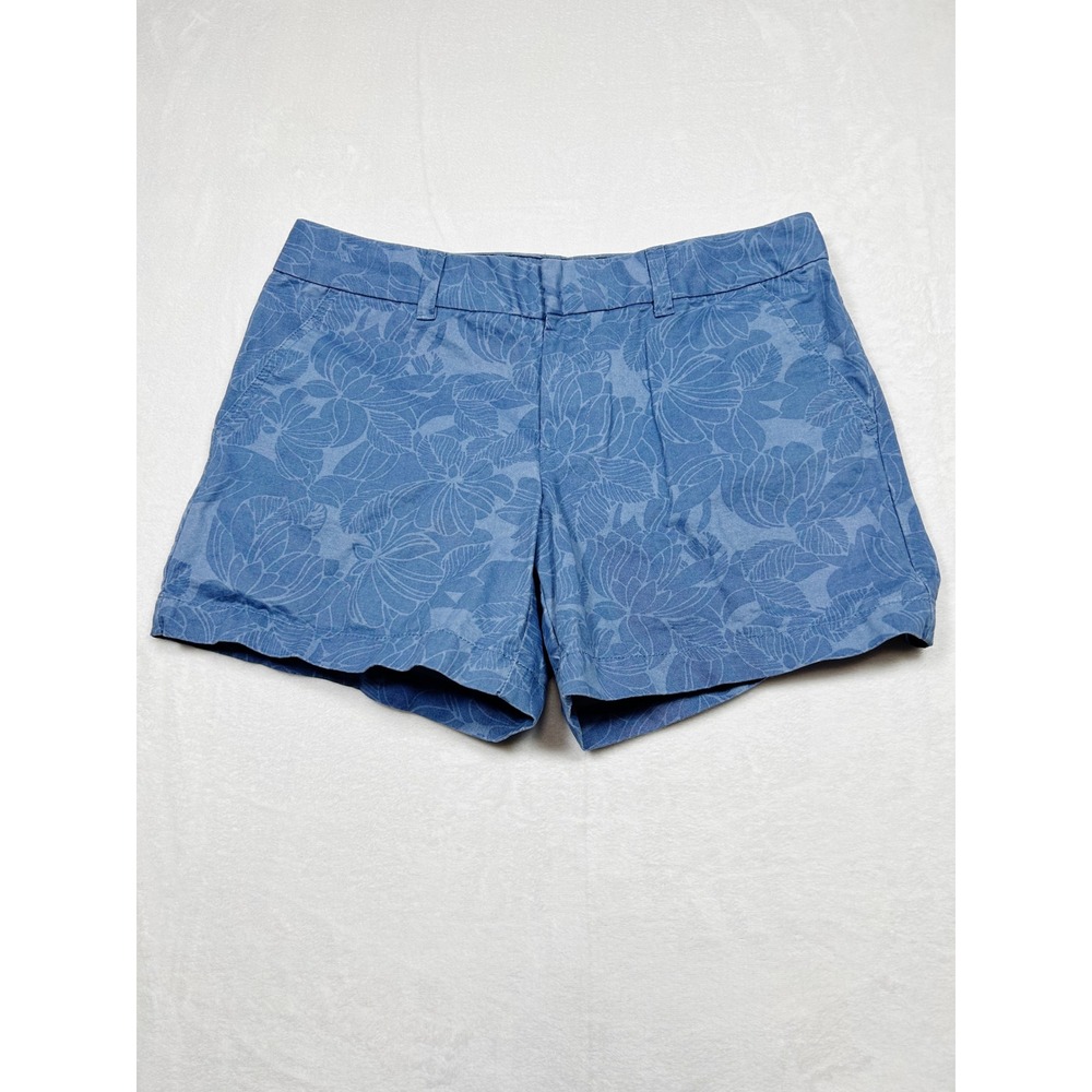 Tommy Hilfiger Chino Shorts Floral 8 100% Cotton Beach Resortwear 90's Vacation
